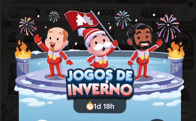 Evento Monopoly Go Jogos de Inverno (lista de recompensas)